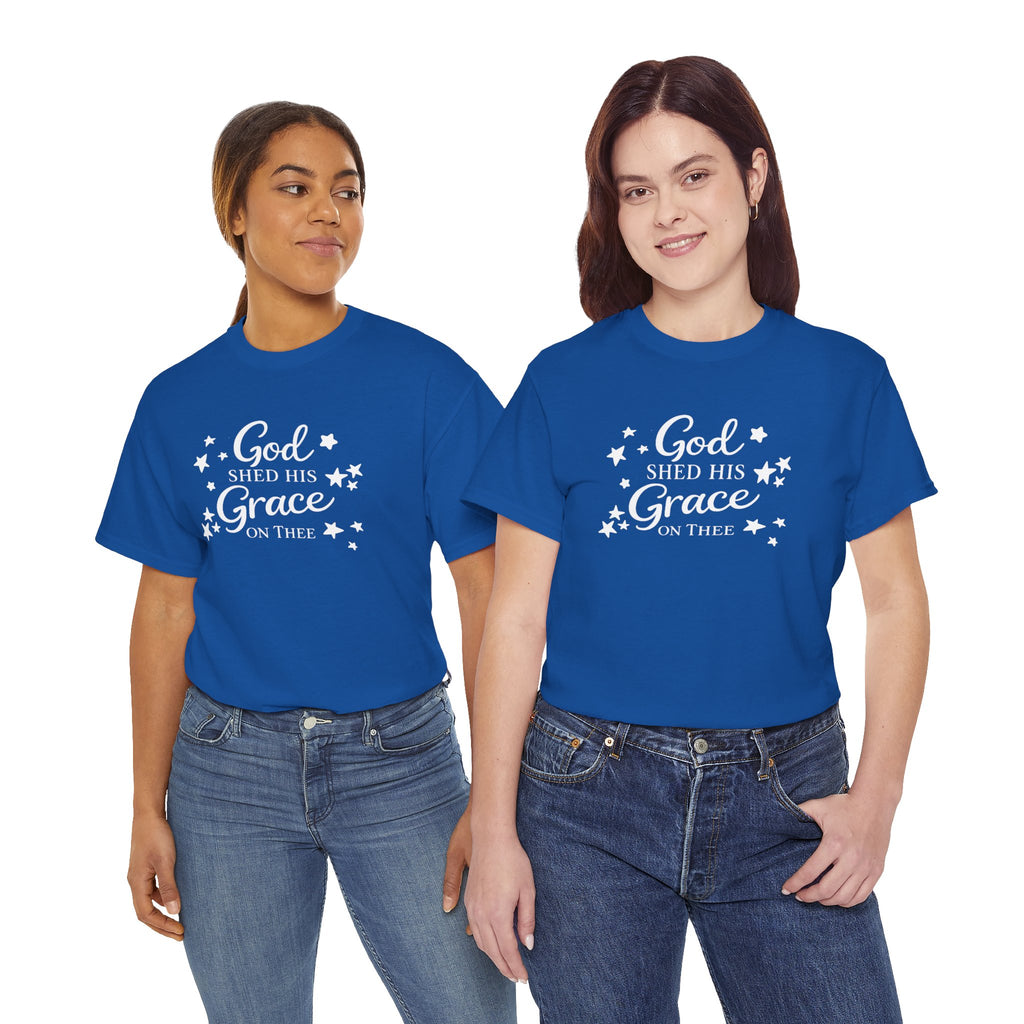 God Shed His Grace on Thee T-Shirt - Christian Faith Tee