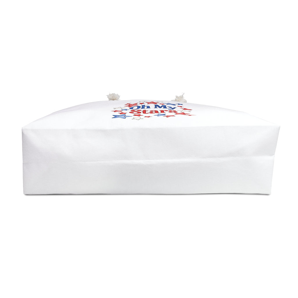 Oh My Stars Weekender Bag Patriotic Red White and Blue Travel Tote