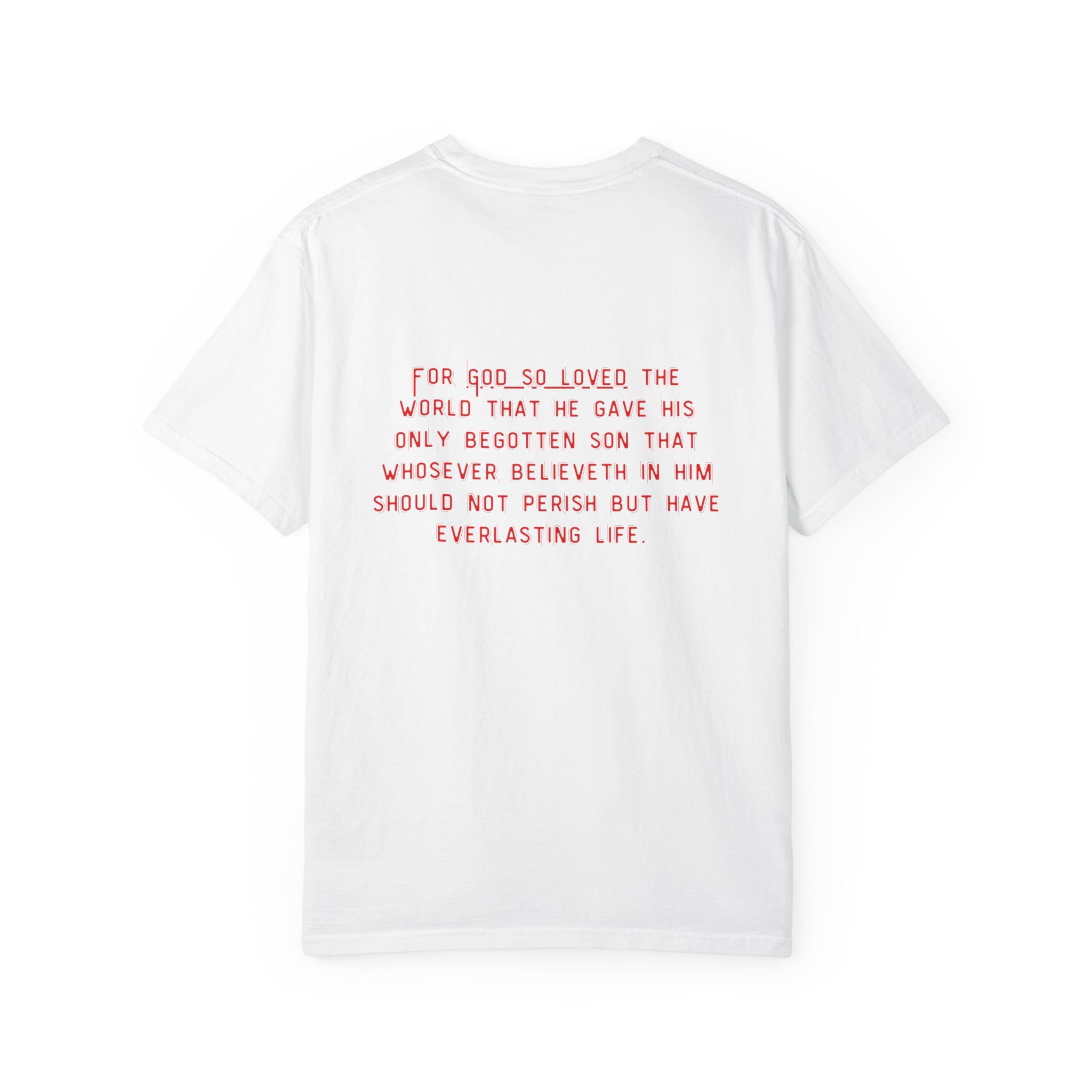 'True Love' T-Shirt — Father, Son, Holy Spirit Hearts Christian Valentine T-Shirt | John 3:16 KJV