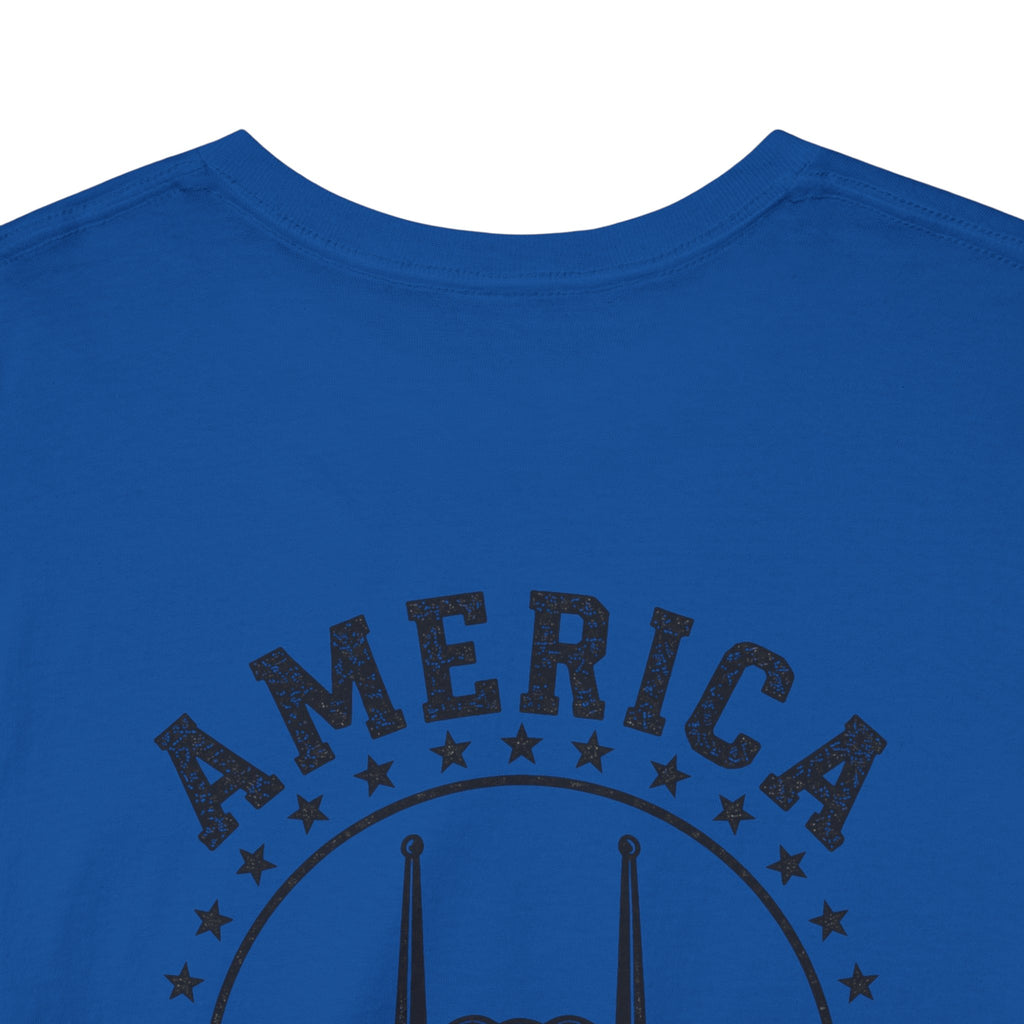America 250 Years Strong Military Green Graphic Tee | Tactical Patriotic Fighter Jet T-Shirt
