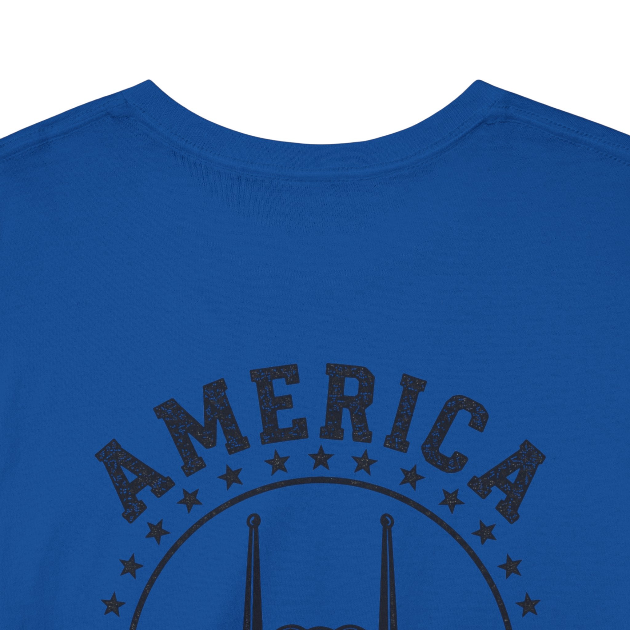 America 250 Years Strong Military Green Graphic Tee | Tactical Patriotic Fighter Jet T-Shirt