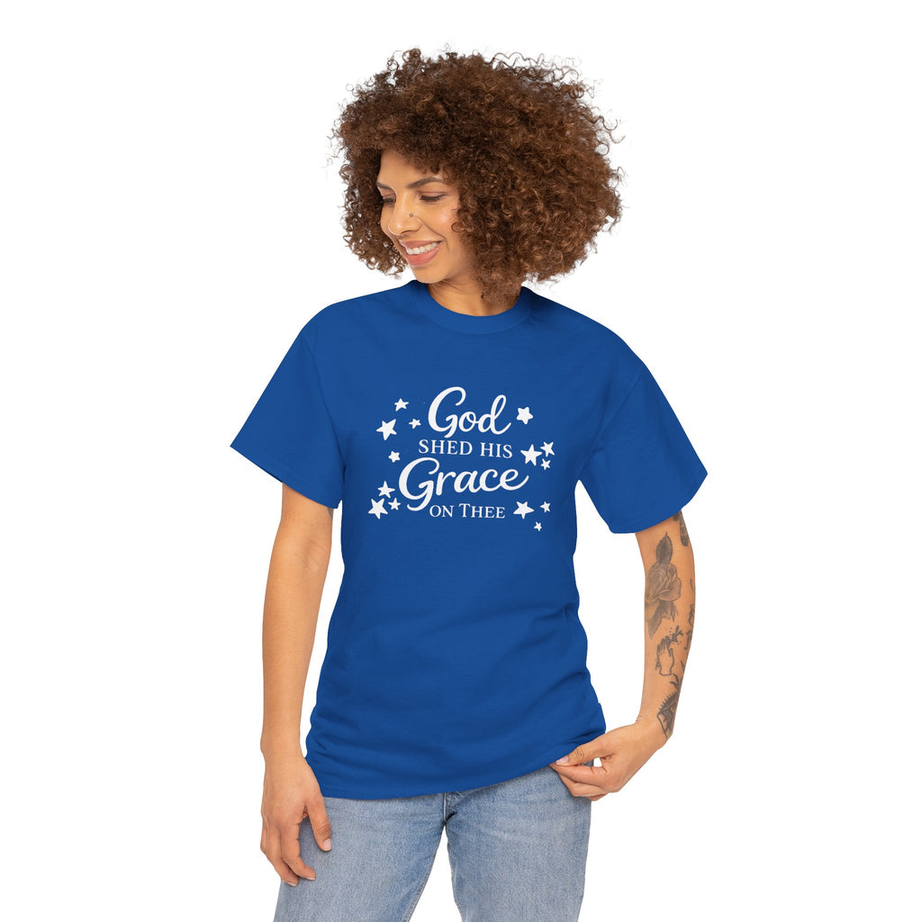God Shed His Grace on Thee T-Shirt - Christian Faith Tee