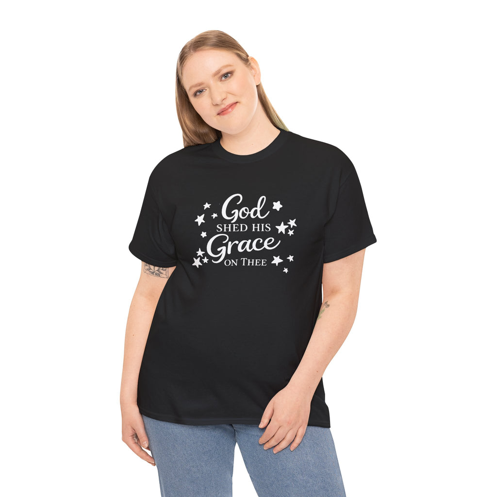 God Shed His Grace on Thee T-Shirt - Christian Faith Tee