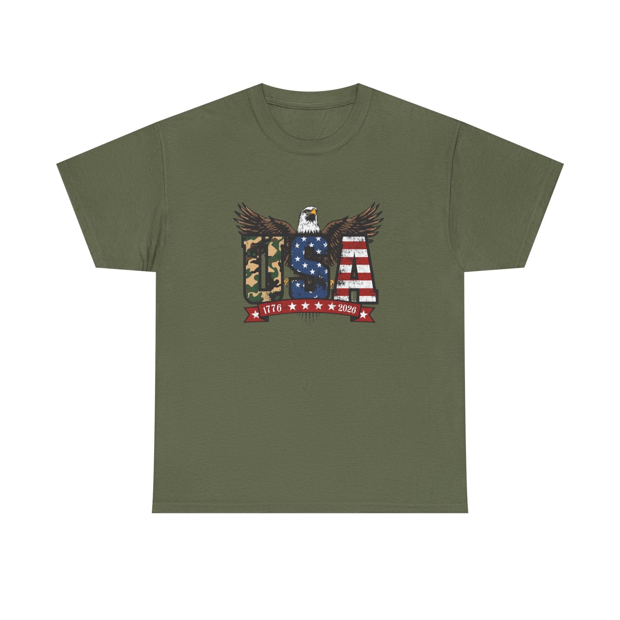 USA Bald Eagle T-Shirt - Patriotic American Flag Tee for Men and Women