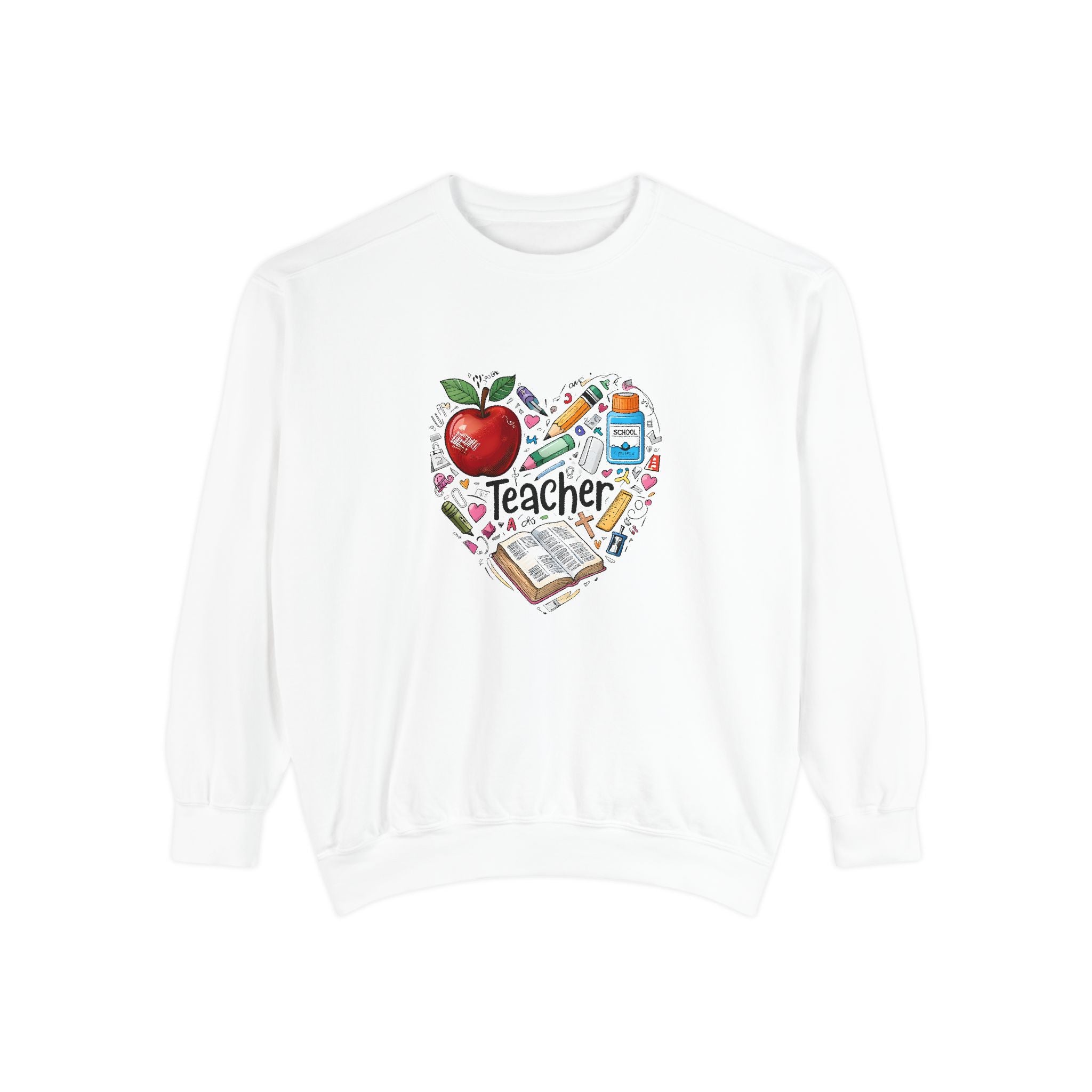 Christian Teacher Sweatshirt – Faith-Based Back to School Crewneck