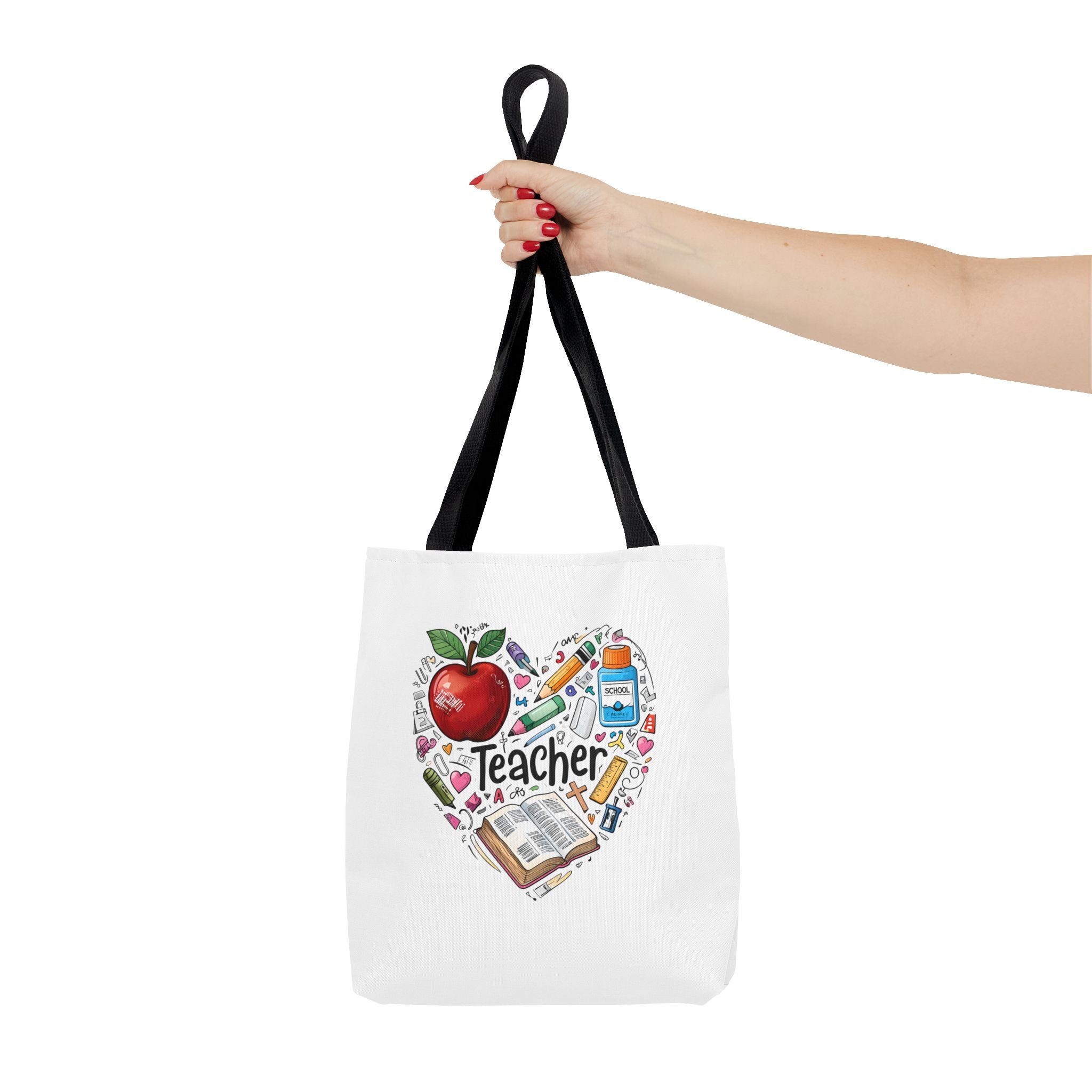 Christian Teacher Tote Bag – Proverbs 22:6 Bible Verse – Teacher Appreciation Gift