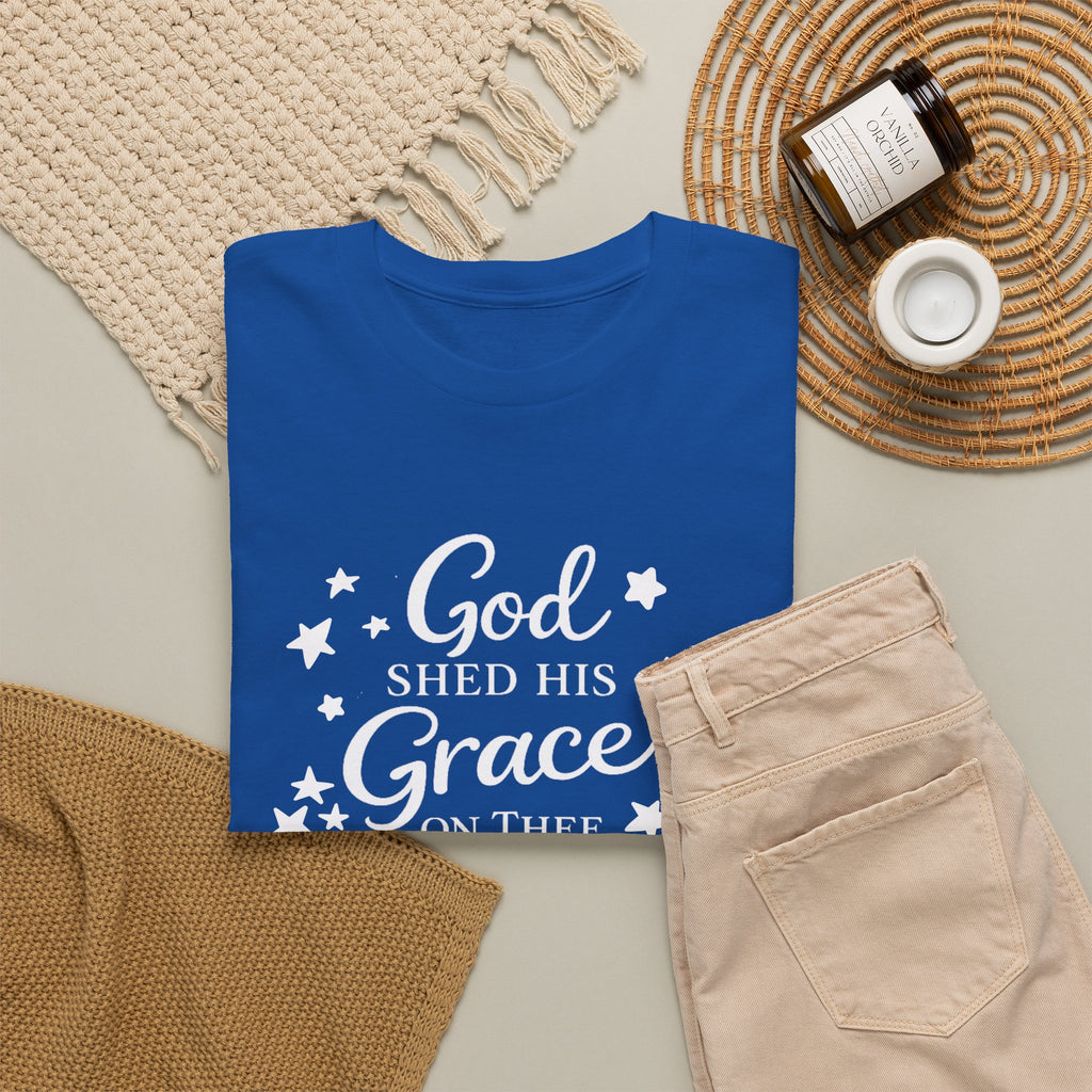 God Shed His Grace on Thee T-Shirt - Christian Faith Tee