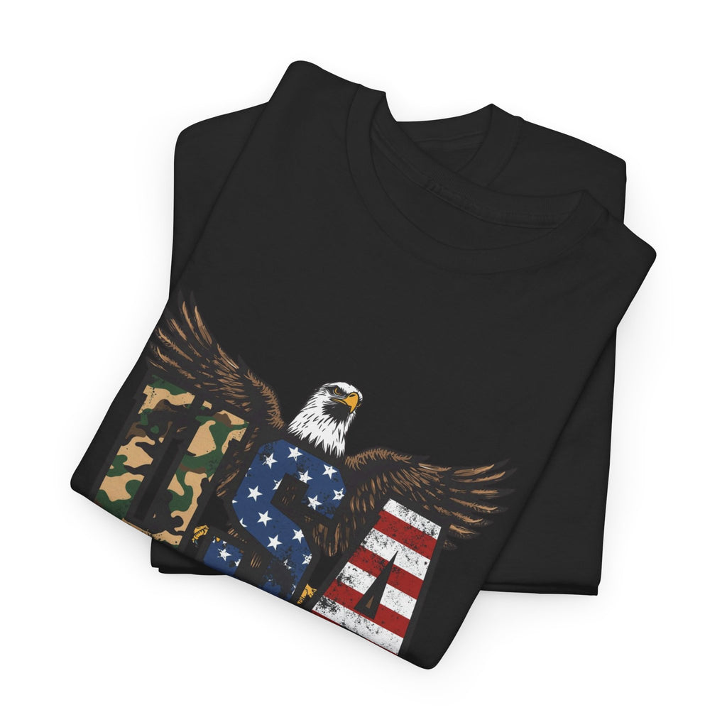 USA Bald Eagle T-Shirt - Patriotic American Flag Tee for Men and Women