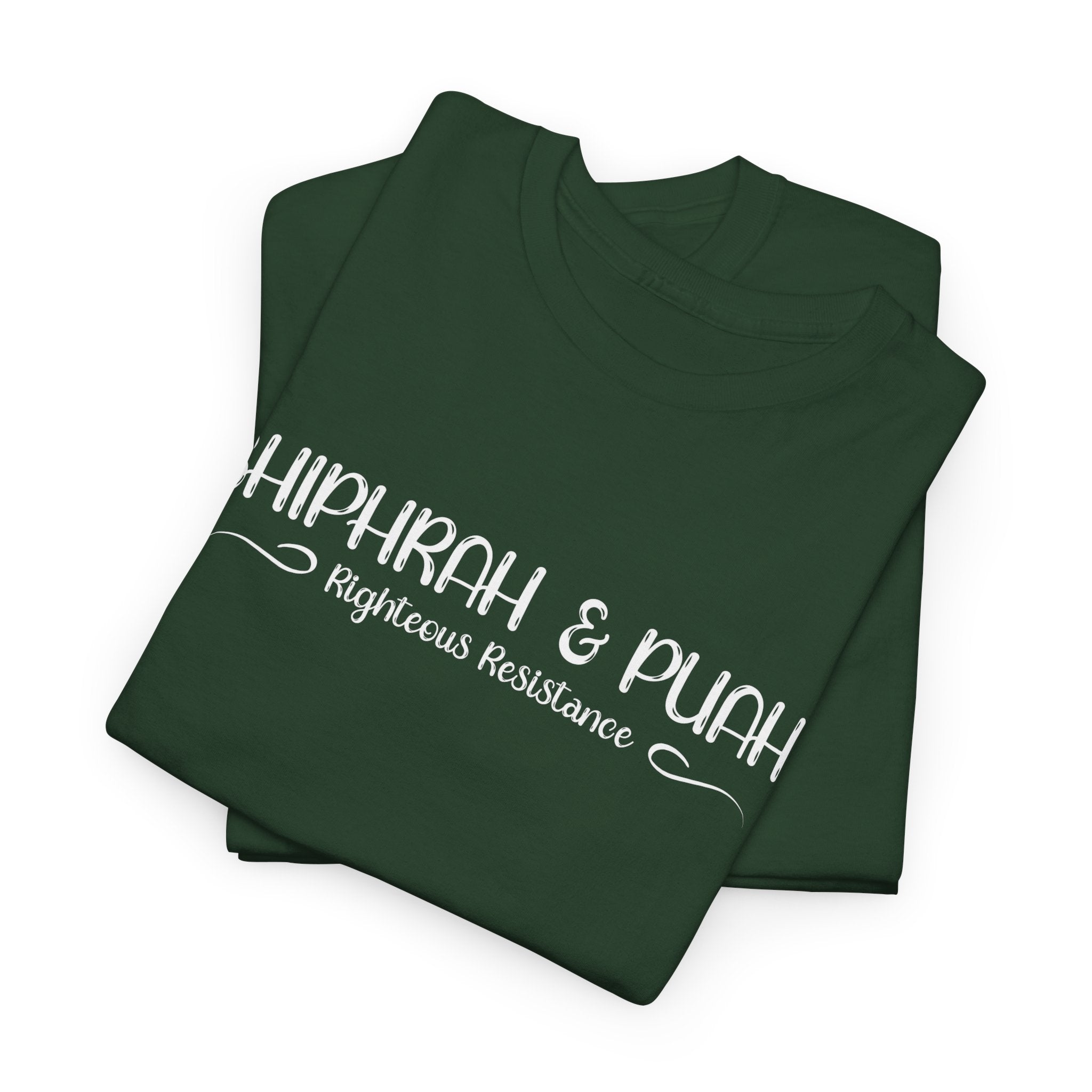 Shiphrah & Puah Shirt – Righteous Resistance – Christian T-Shirt – Women of the Bible – Courageous Faith Tee
