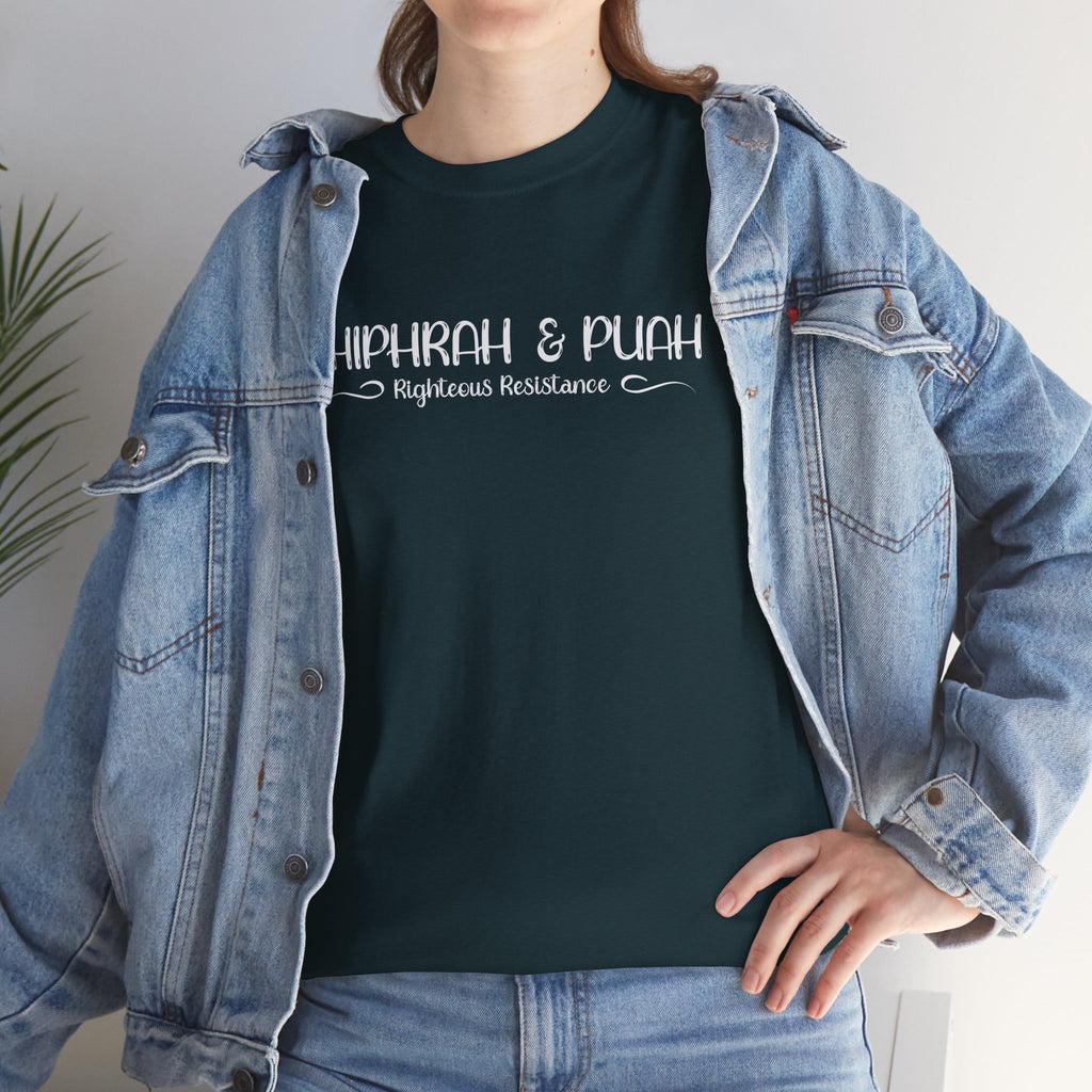 Shiphrah & Puah Shirt – Righteous Resistance – Christian T-Shirt – Women of the Bible – Courageous Faith Tee