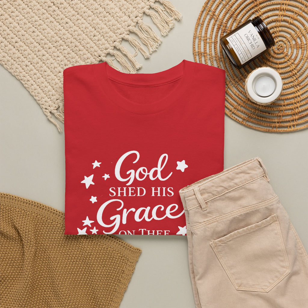 God Shed His Grace on Thee T-Shirt - Christian Faith Tee