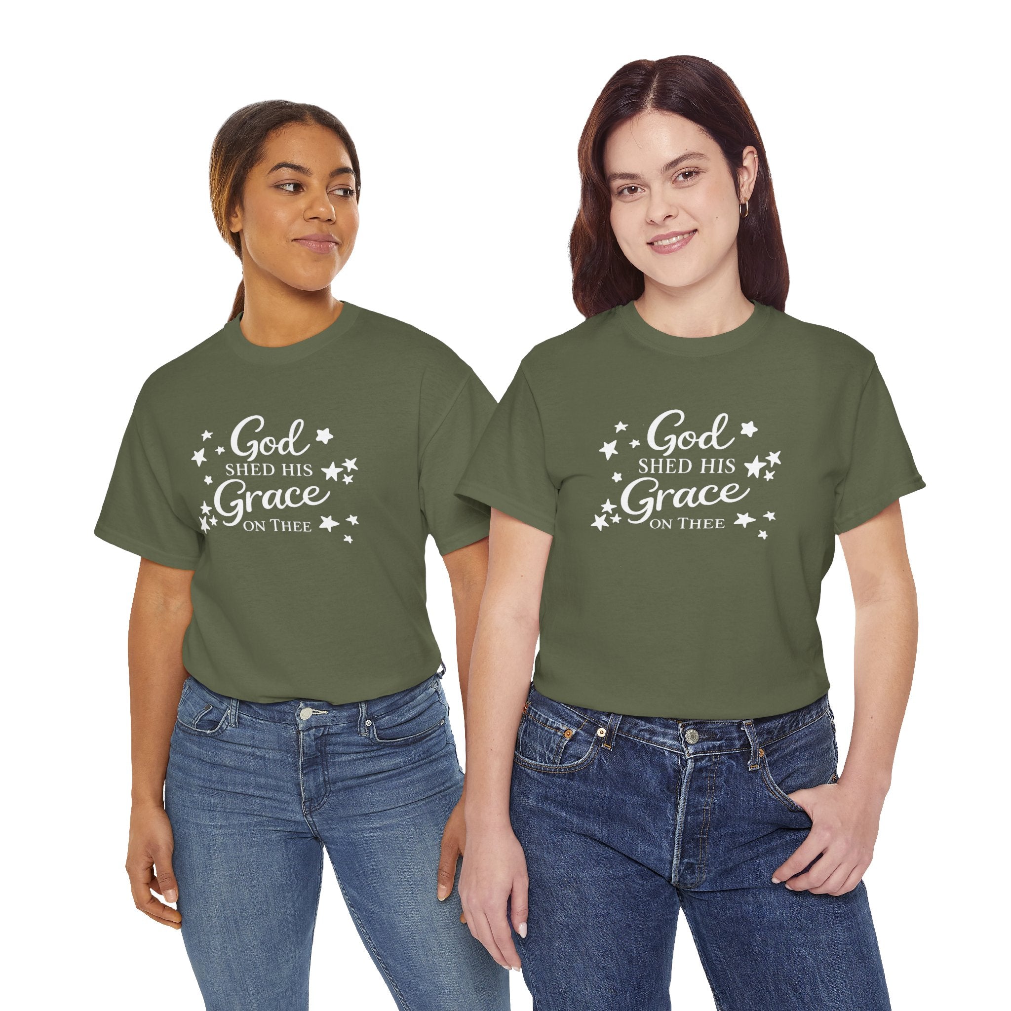 God Shed His Grace on Thee T-Shirt - Christian Faith Tee