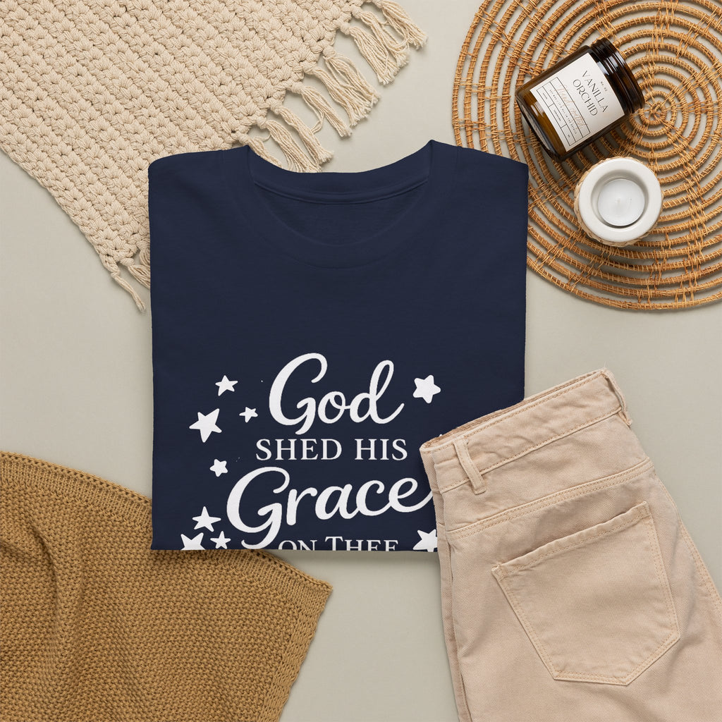God Shed His Grace on Thee T-Shirt - Christian Faith Tee