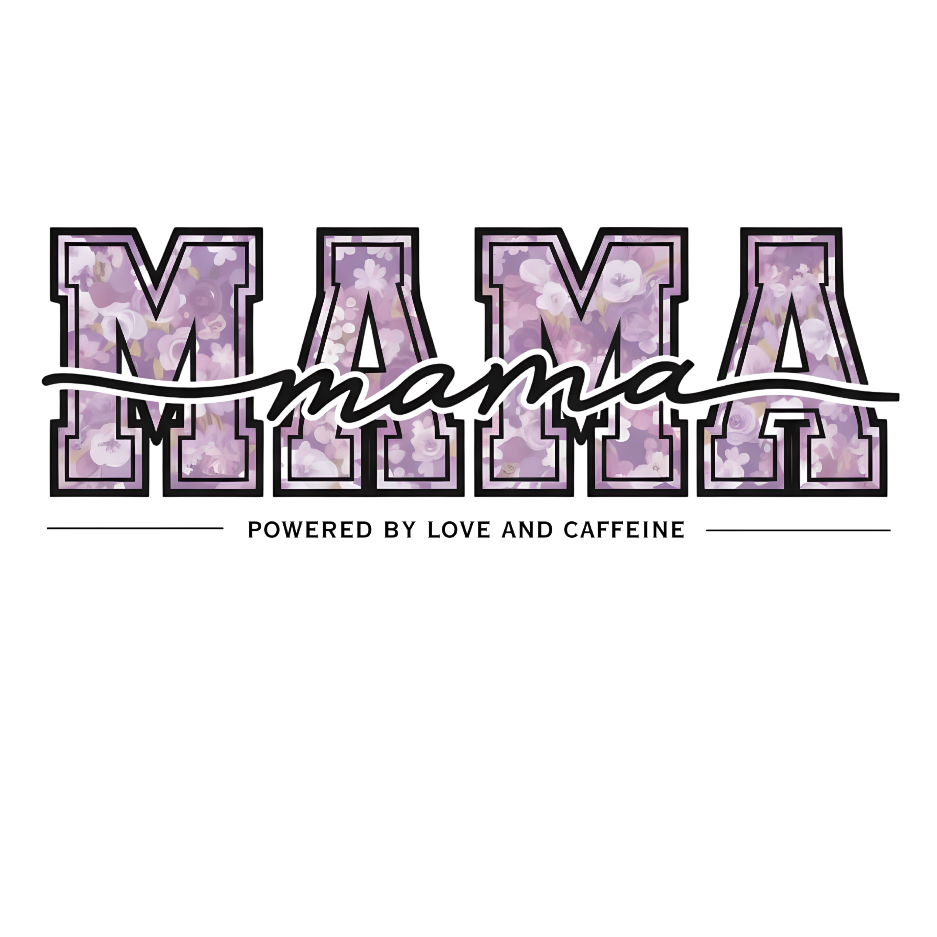 Mama Legend Tee — Retro Floral 'MAMA' Crewneck Shirt