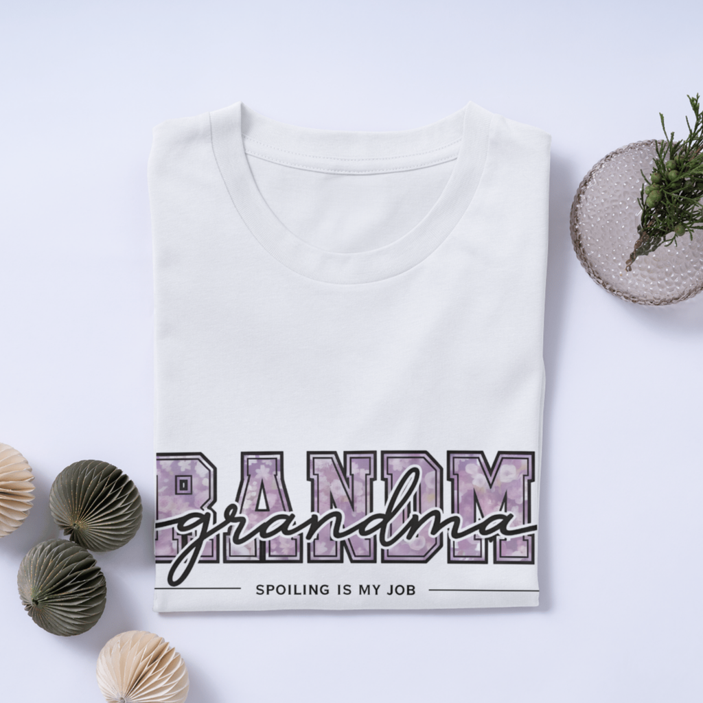 Grandma Legend Tee — Retro Floral 'Grandma' Crewneck Shirt