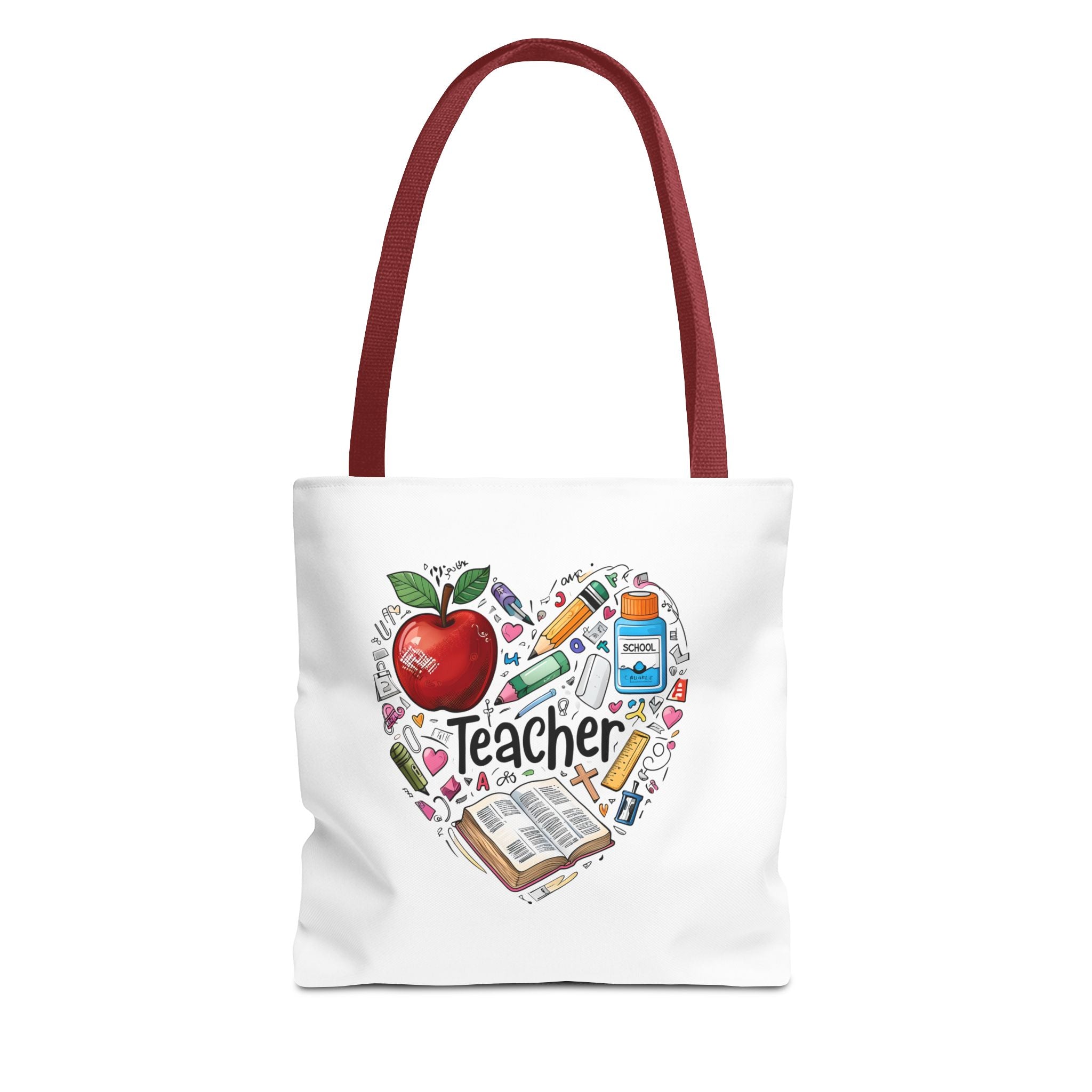 Christian Teacher Tote Bag – Proverbs 22:6 Bible Verse – Teacher Appreciation Gift