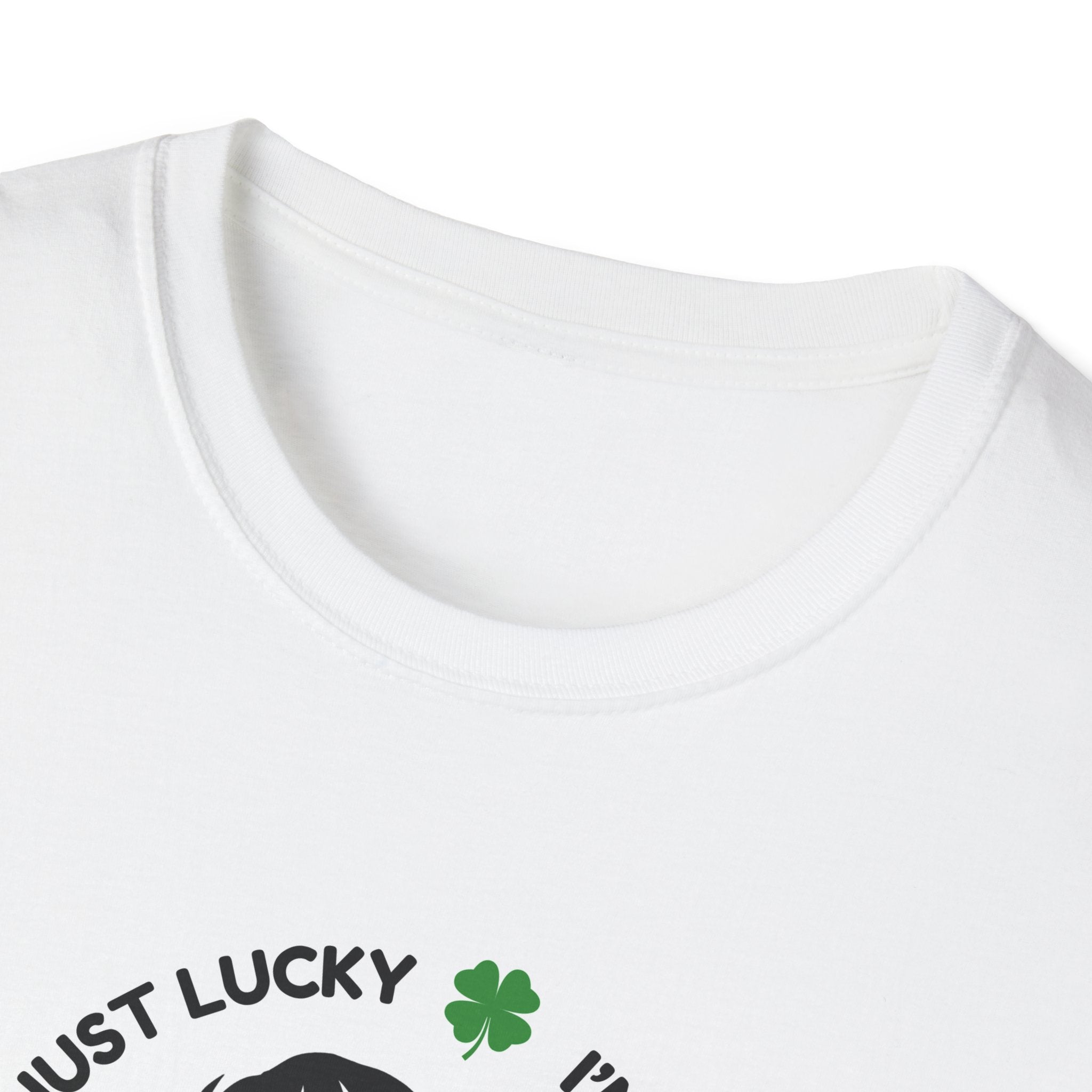 Not Just Lucky - Blessed St Patrick's Day Unisex Softstyle T-Shirt