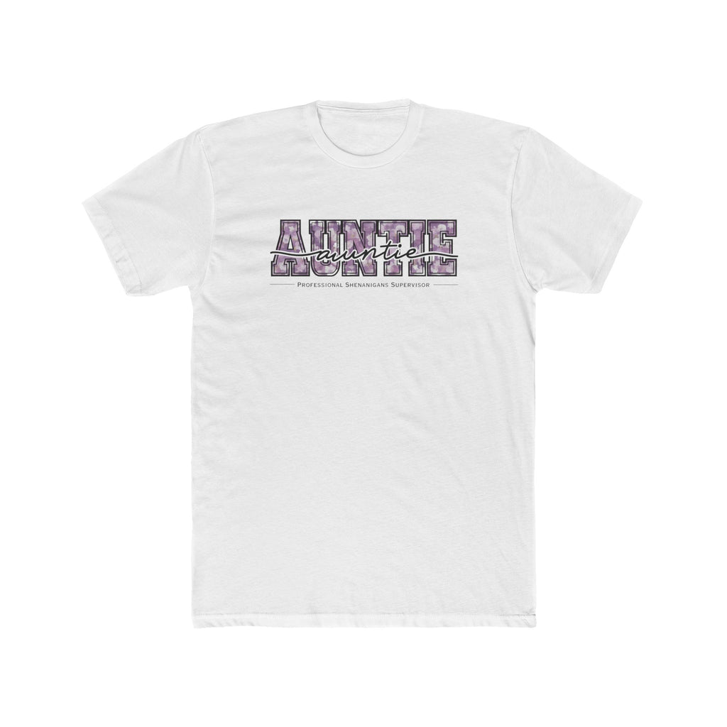 Auntie Legend Tee — Retro Floral 'AUNTIE' Crewneck Shirt