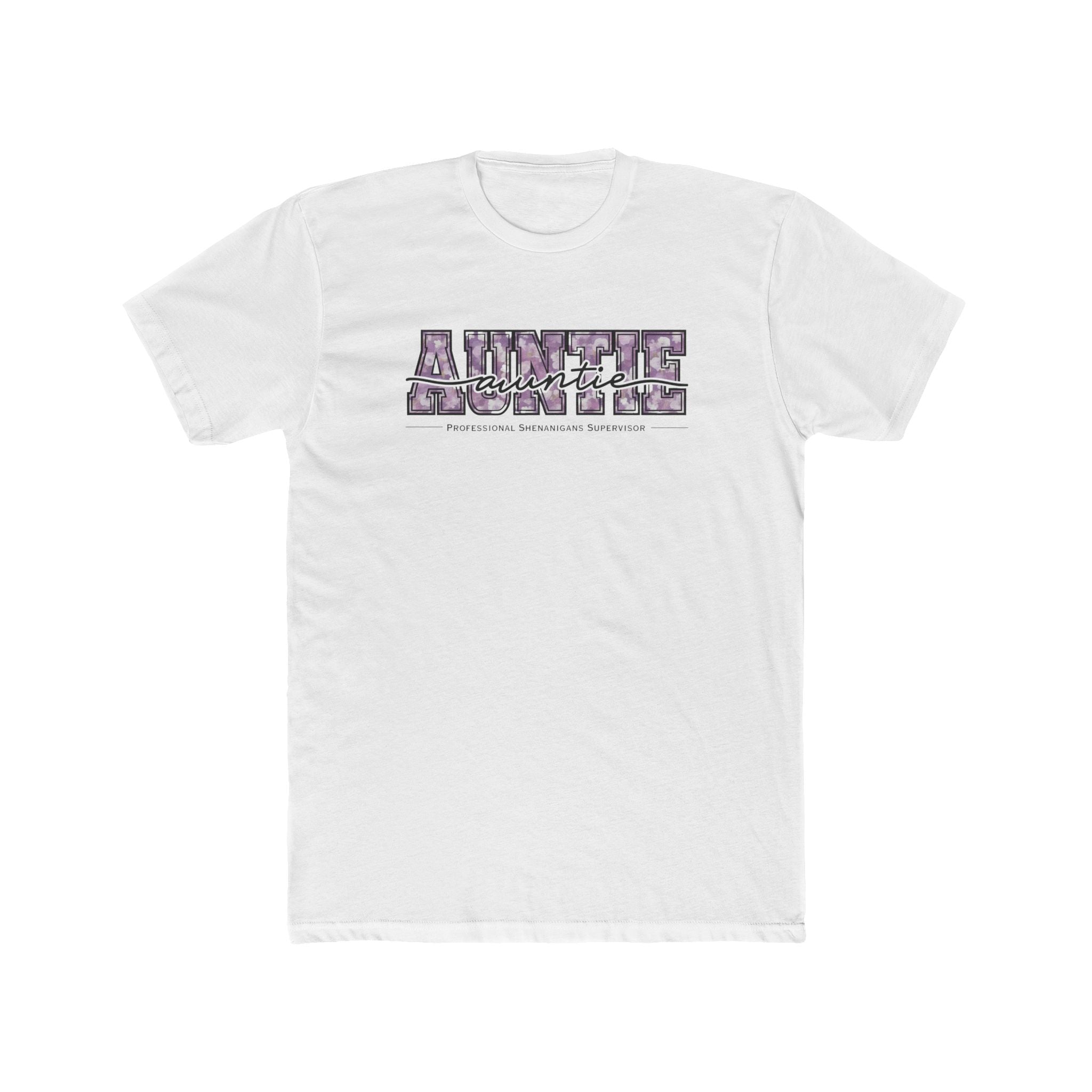 Auntie Legend Tee — Retro Floral 'AUNTIE' Crewneck Shirt