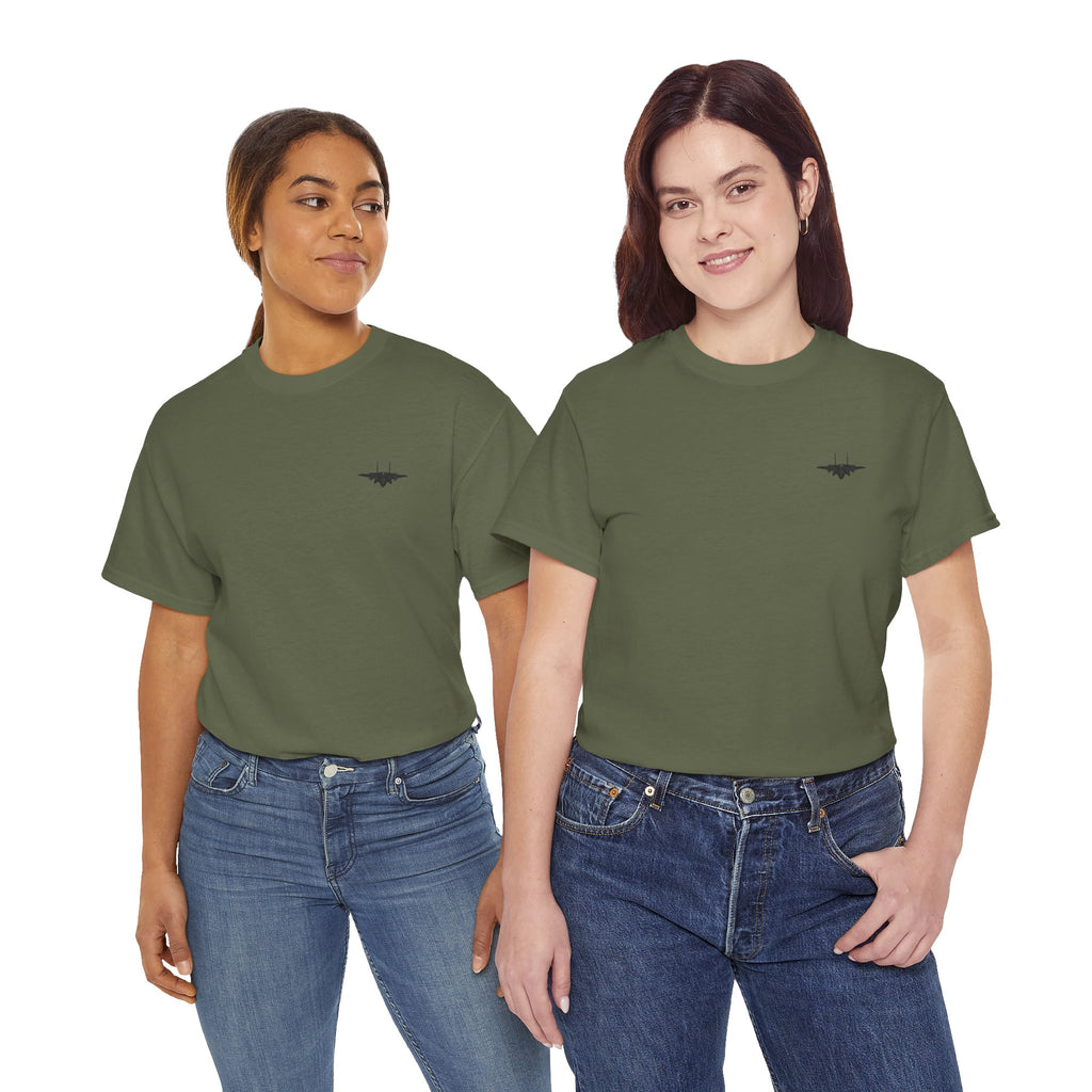 America 250 Years Strong Military Green Graphic Tee | Tactical Patriotic Fighter Jet T-Shirt