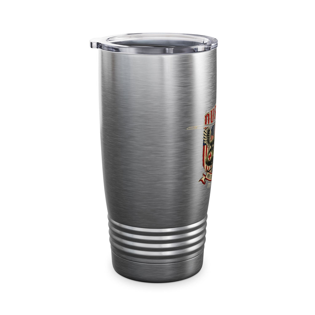 Dust Off Military Helicopter Tumbler — 20oz Patriotic Army Medevac Gift for Veterans