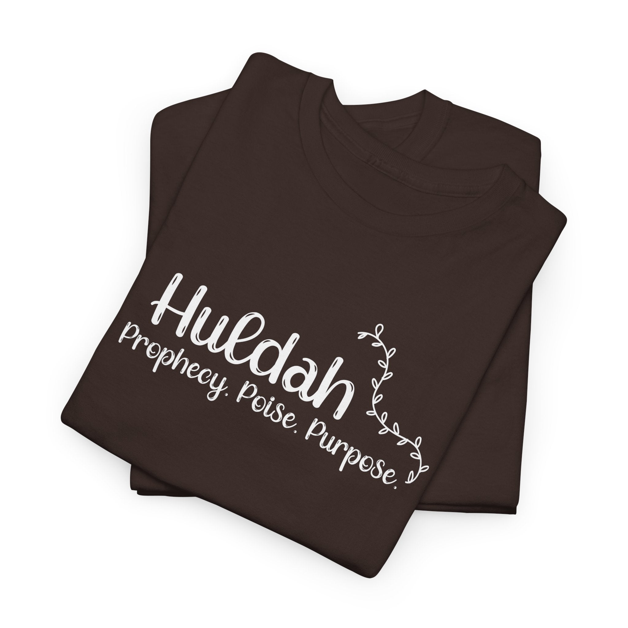Huldah Shirt – Prophecy, Poise, Purpose – Christian T-Shirt – Women of the Bible – Faith & Inspiration Tee