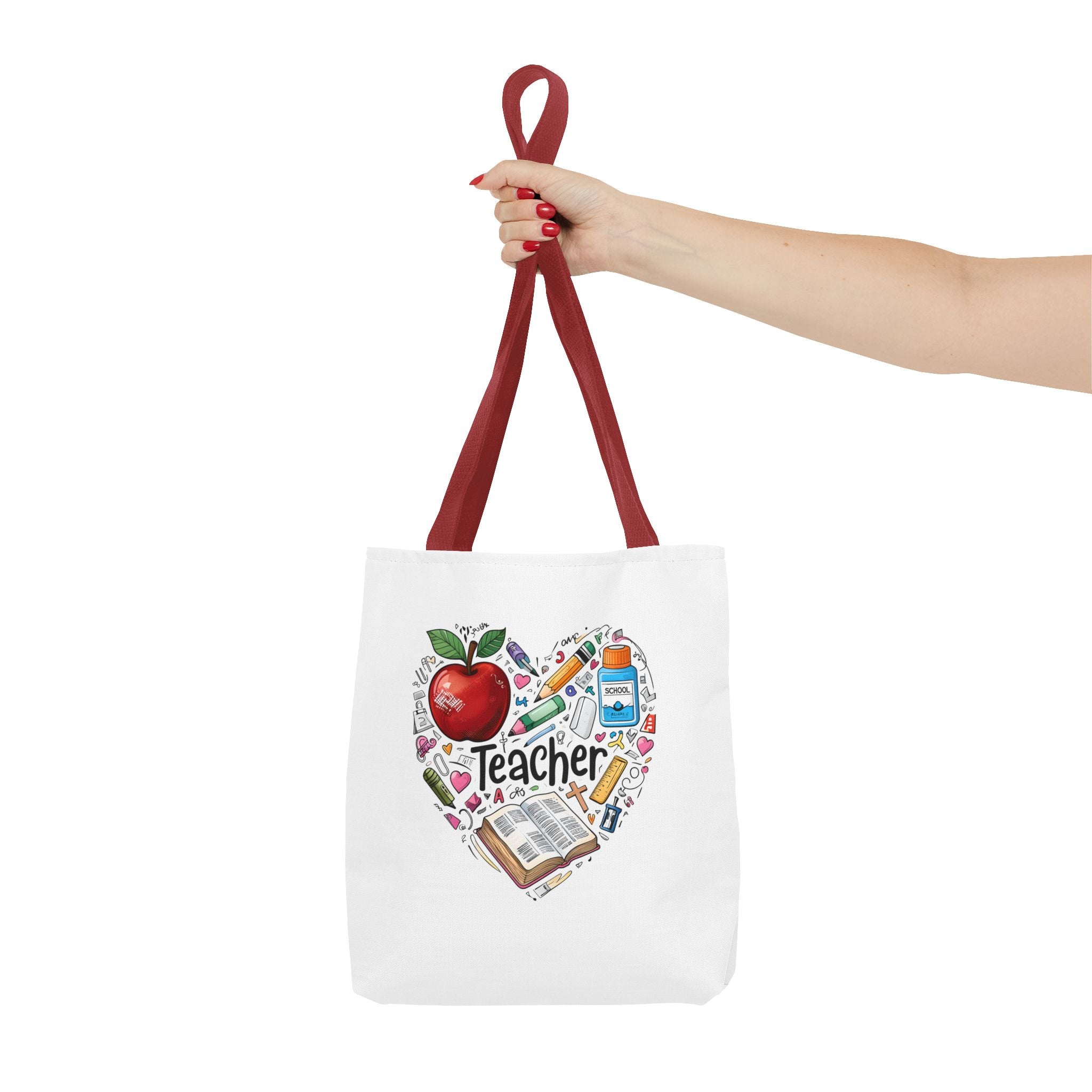 Christian Teacher Tote Bag – Proverbs 22:6 Bible Verse – Teacher Appreciation Gift