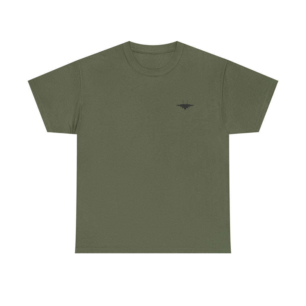 America 250 Years Strong Military Green Graphic Tee | Tactical Patriotic Fighter Jet T-Shirt