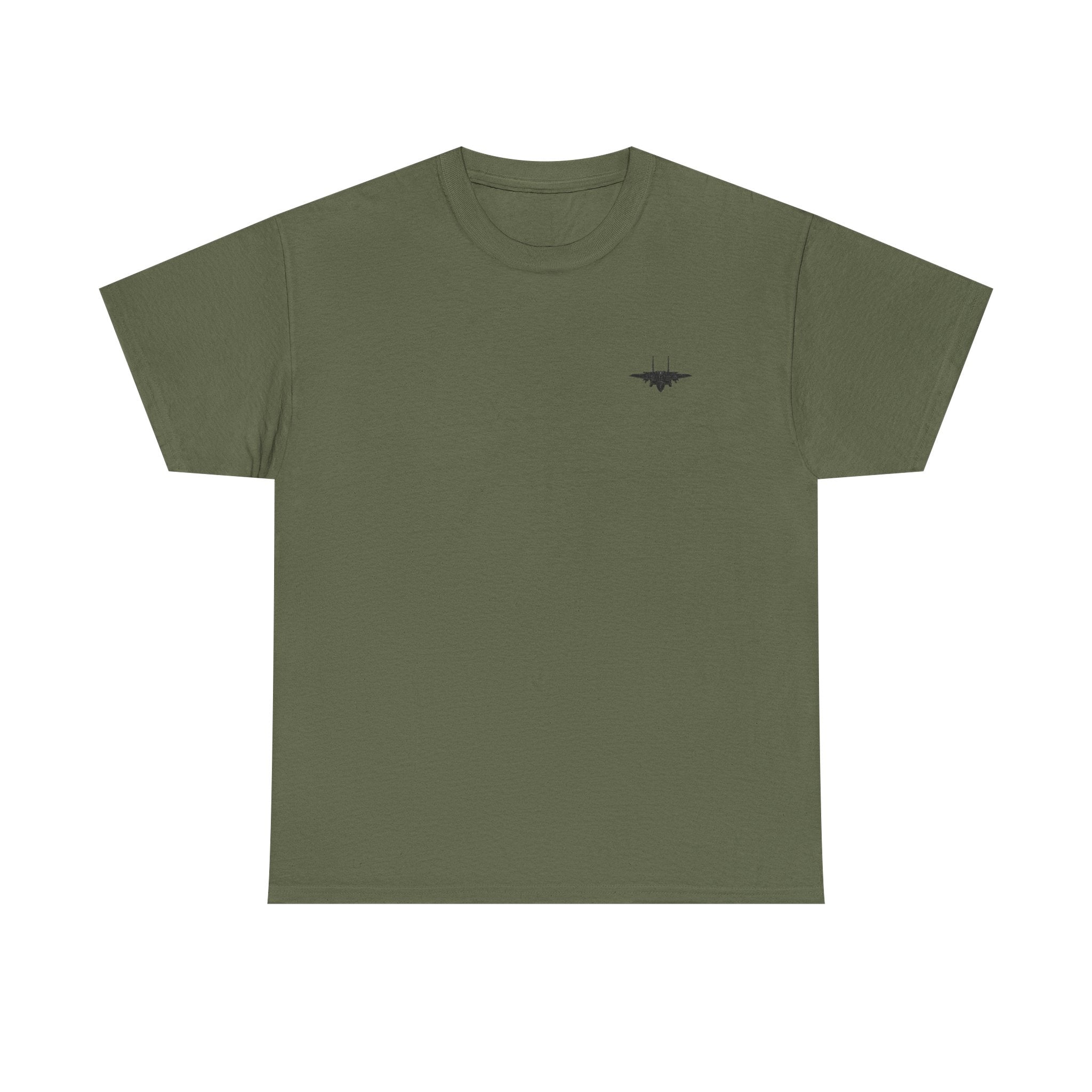 America 250 Years Strong Military Green Graphic Tee | Tactical Patriotic Fighter Jet T-Shirt