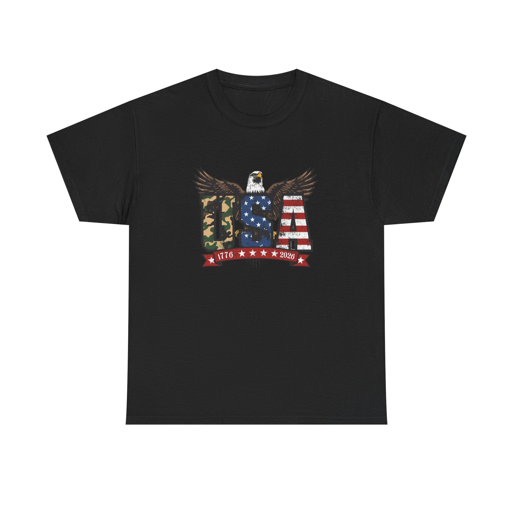 USA Bald Eagle T-Shirt - Patriotic American Flag Tee for Men and Women