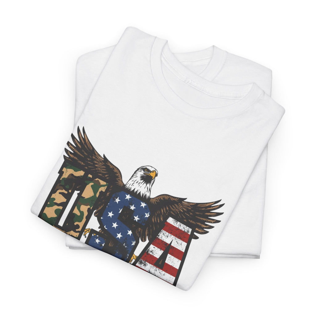USA Bald Eagle T-Shirt - Patriotic American Flag Tee for Men and Women