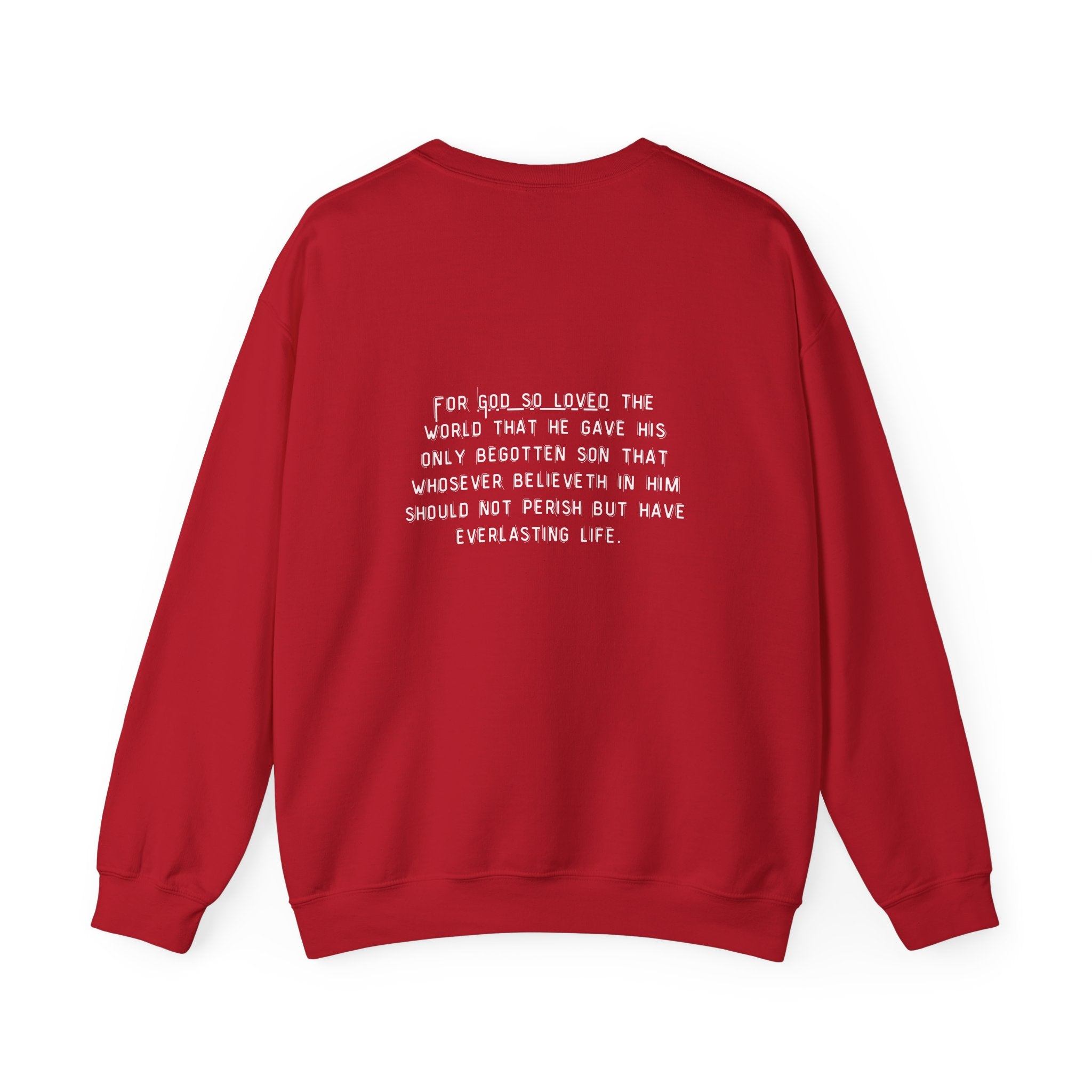True Love Hearts Faith Sweatshirt | Father Son Holy Spirit Faith Crewneck