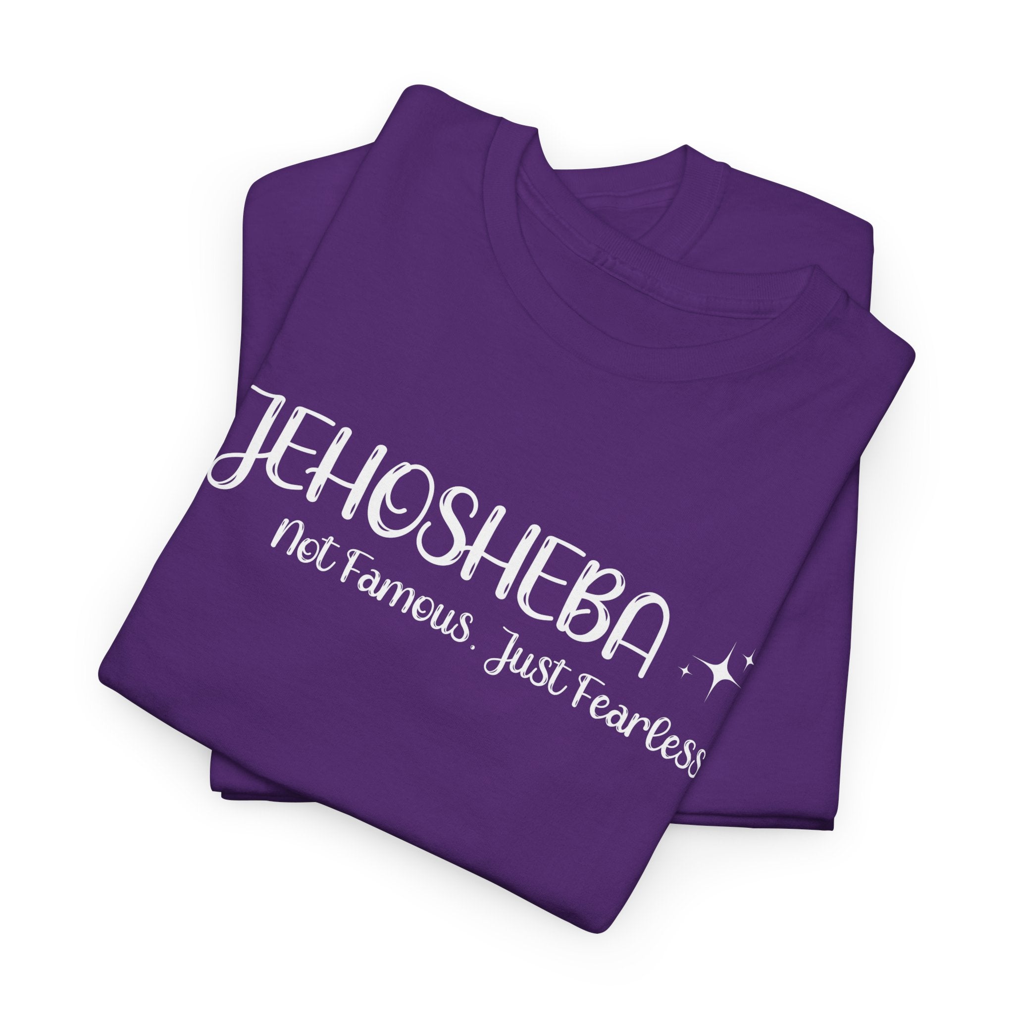 Jehosheba Shirt – Not Famous, Just Fearless – Christian T-Shirt – Women of the Bible – Courage & Faith Tee