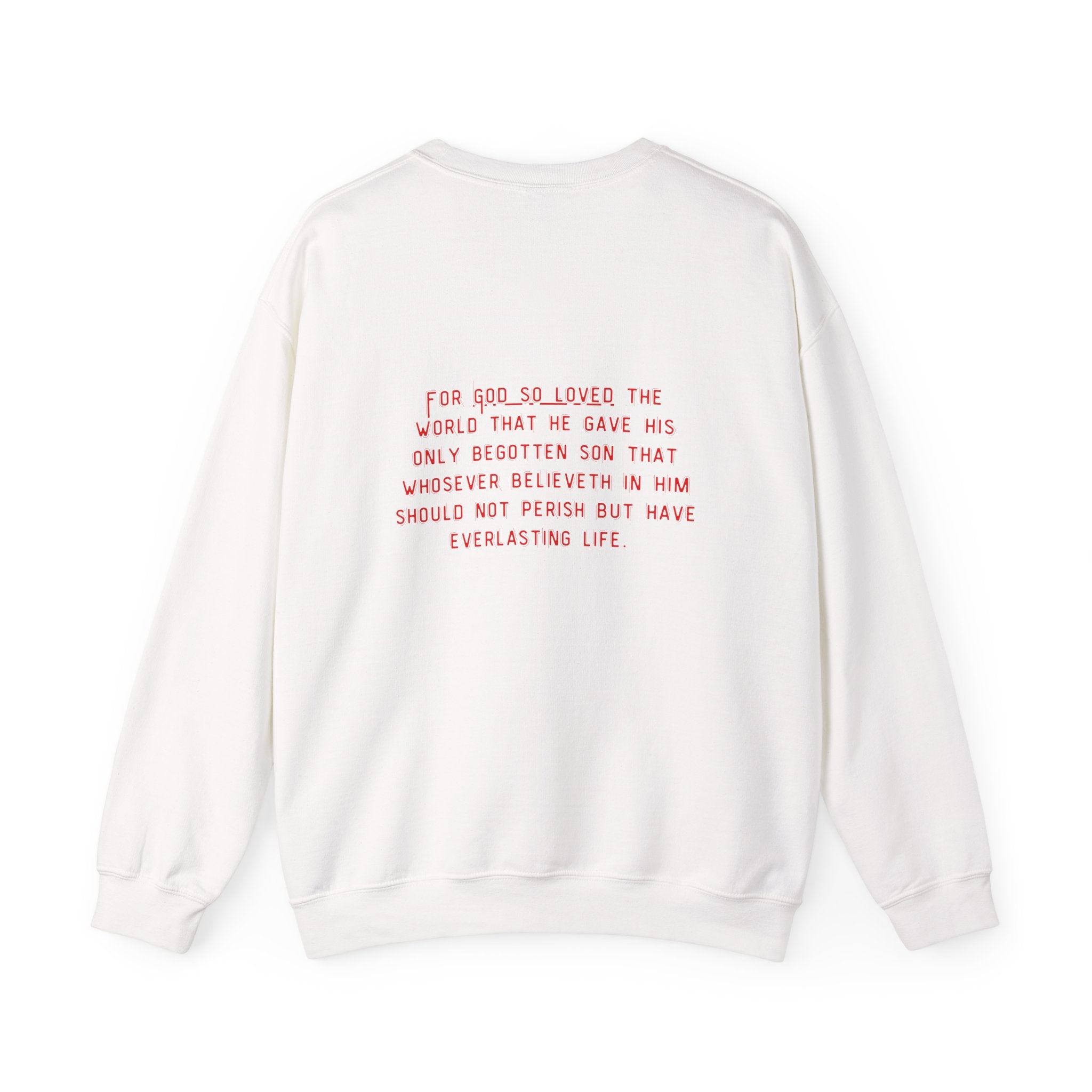 True Love Hearts Sweatshirt | Father Son Holy Spirit Faith Crewneck