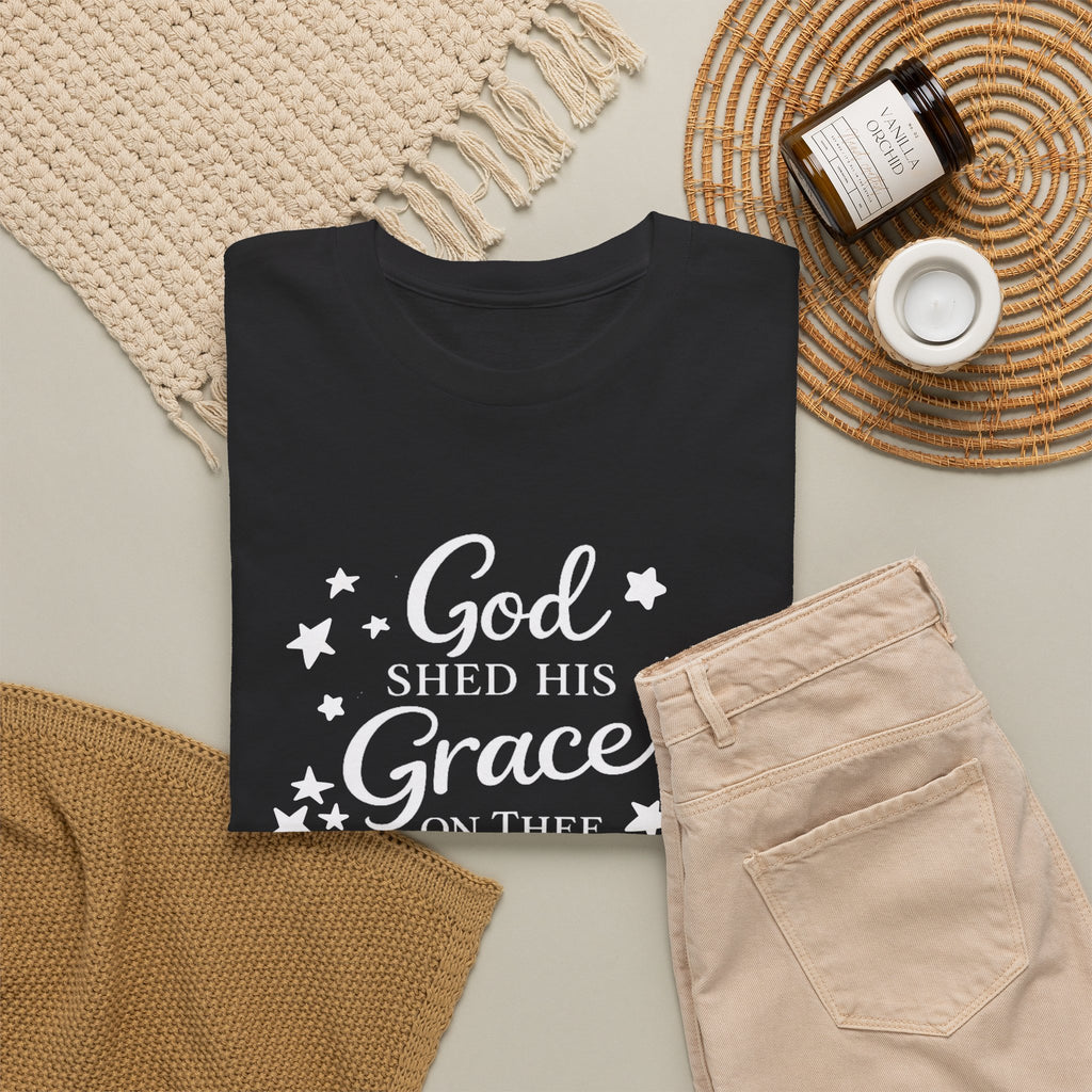 God Shed His Grace on Thee T-Shirt - Christian Faith Tee