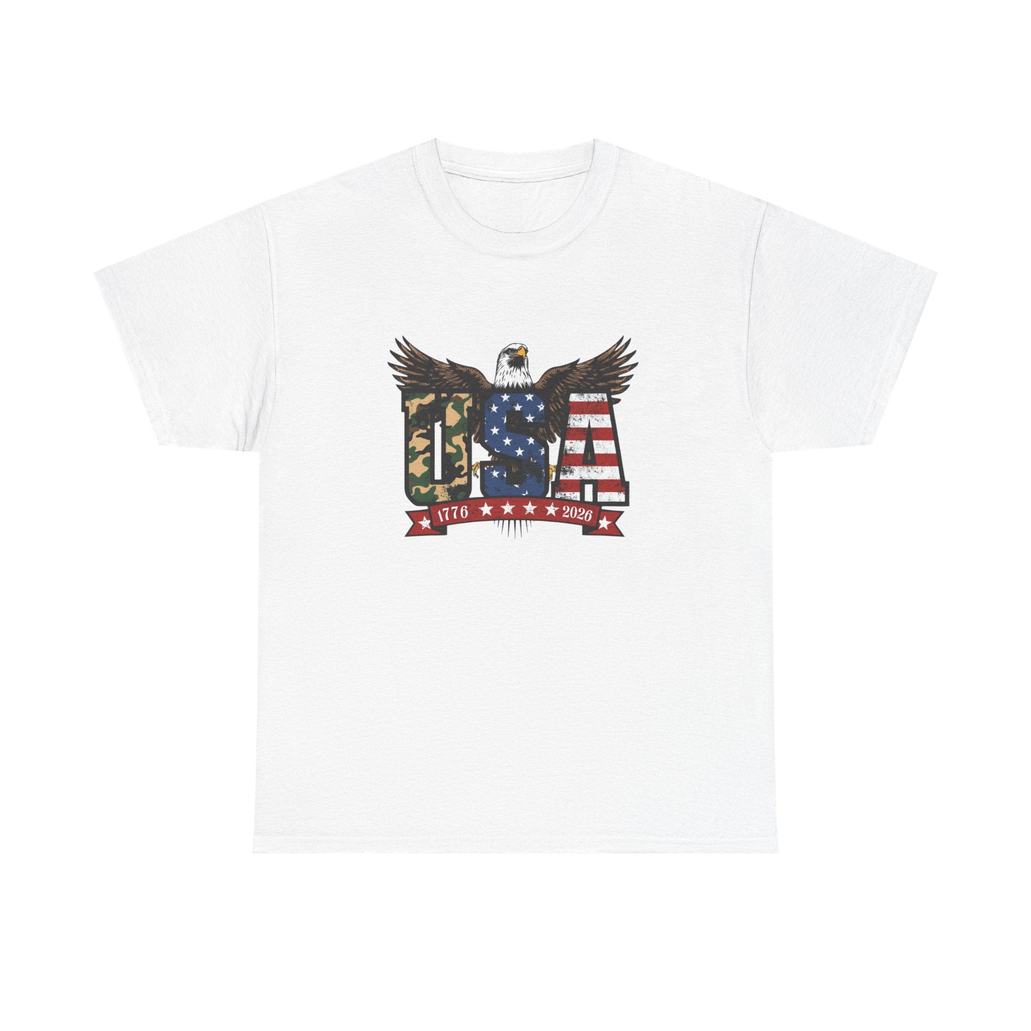 USA Bald Eagle T-Shirt - Patriotic American Flag Tee for Men and Women