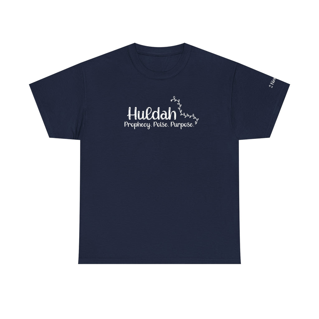 Huldah Shirt – Prophecy, Poise, Purpose – Christian T-Shirt – Women of the Bible – Faith & Inspiration Tee