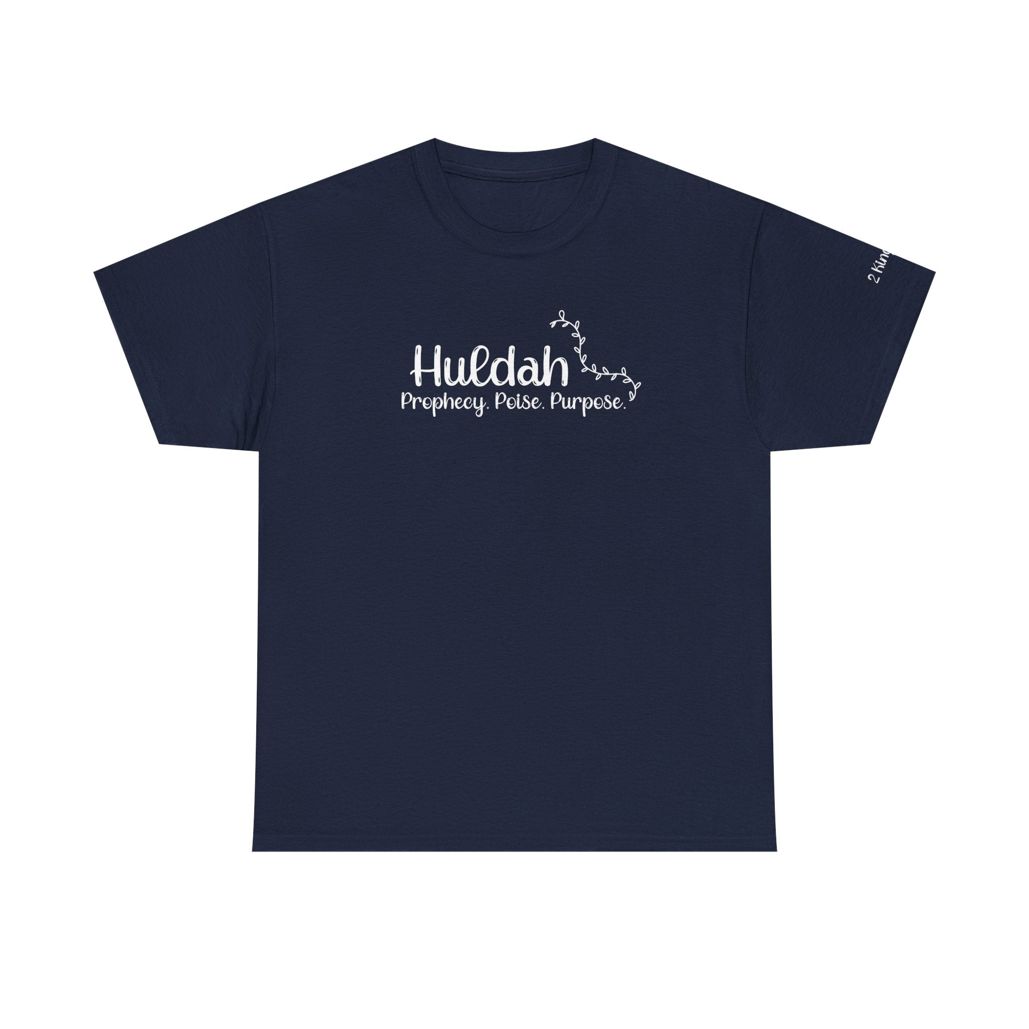 Huldah Shirt – Prophecy, Poise, Purpose – Christian T-Shirt – Women of the Bible – Faith & Inspiration Tee