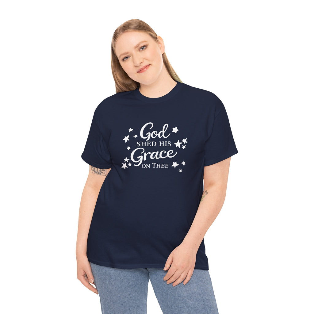 God Shed His Grace on Thee T-Shirt - Christian Faith Tee