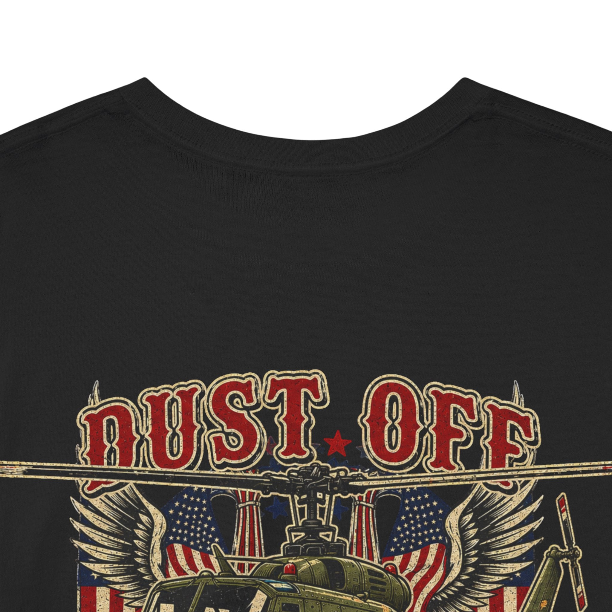 Dust Off - Military - Huey -One Nation Under God | USA 250th Anniversary Unisex Tee