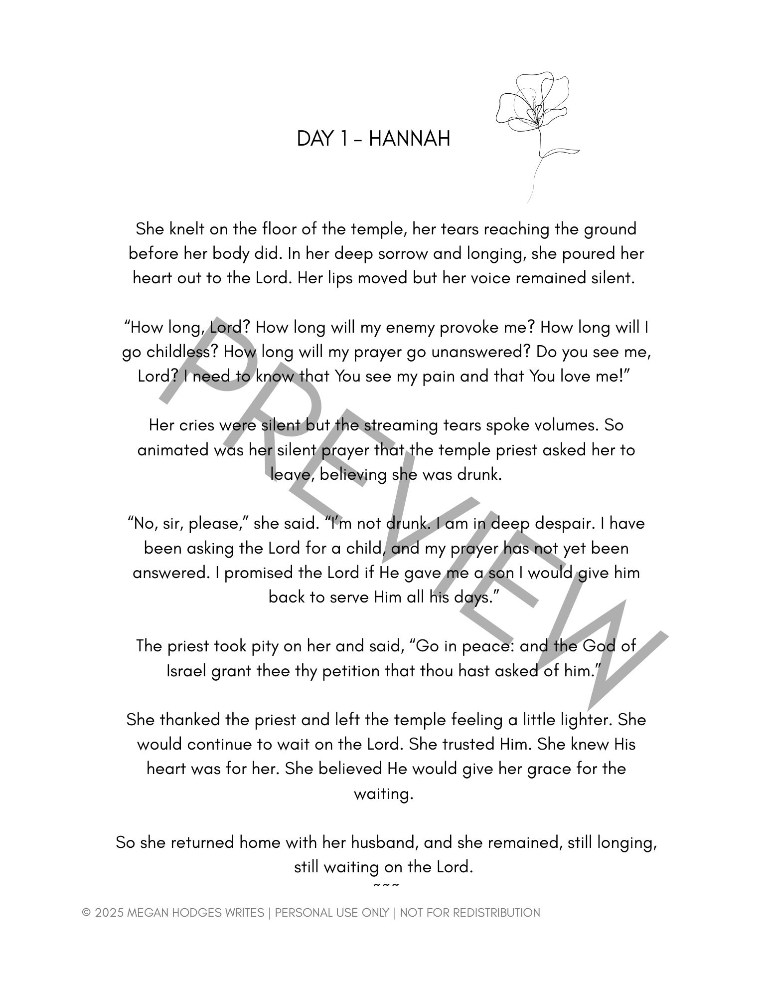 Still Waiting: A 5-Day Devotional for Waiting with Faith (Printable PDF)