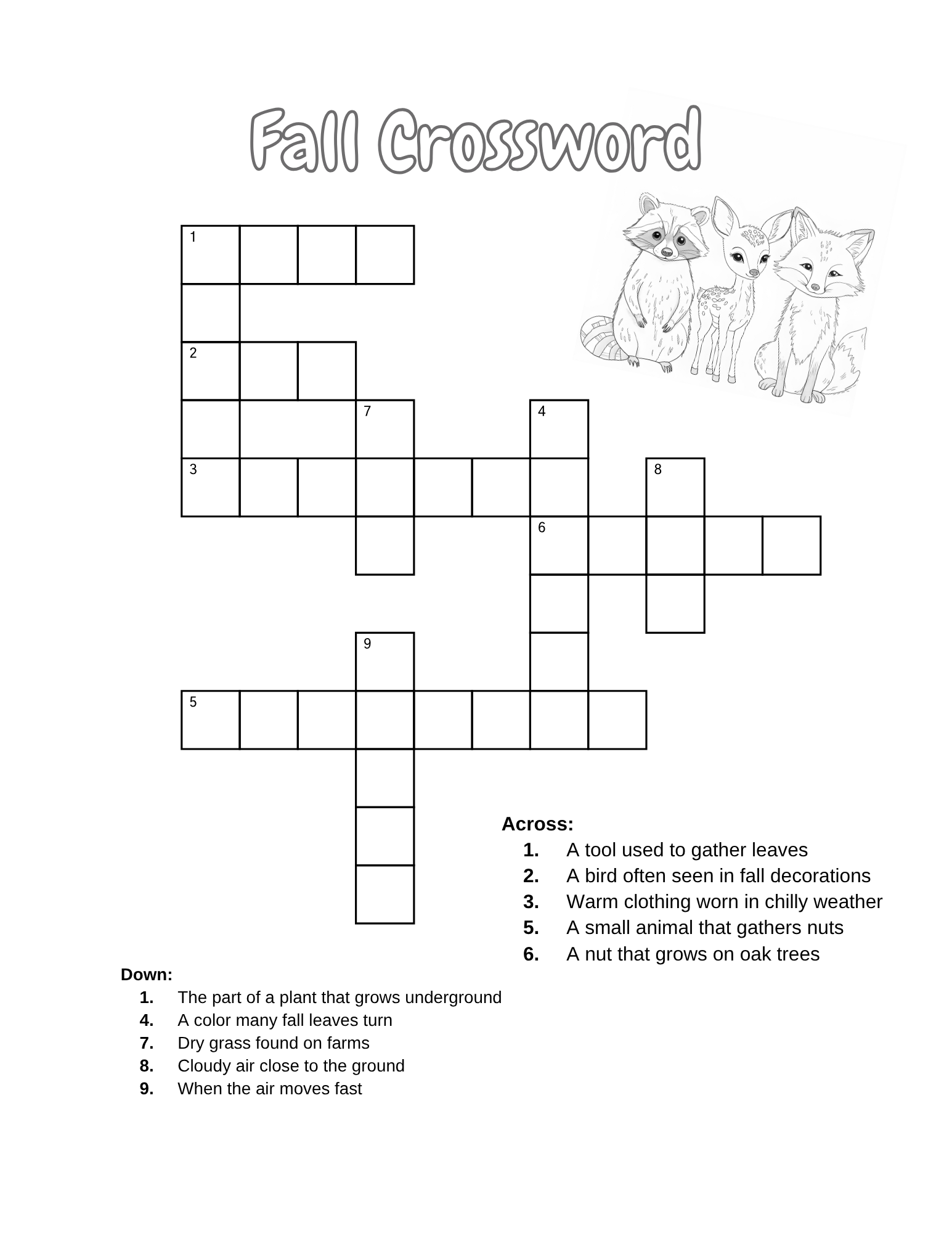 Fall / Thanksgiving Combo Activity Pack (25pg download)