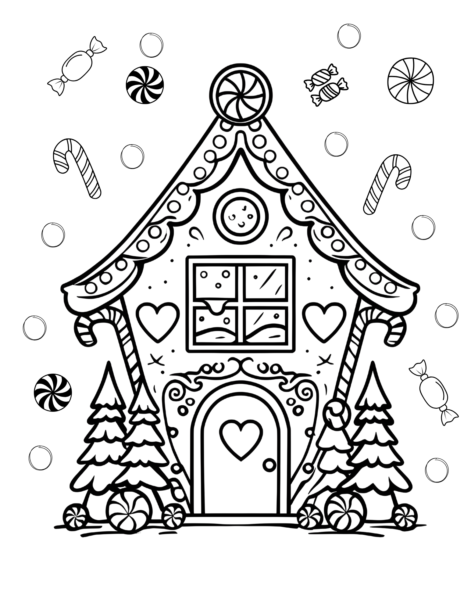 Gingerbread Activity Pack – 11 Page Printable Coloring Pages & Word Search | Christmas Kids Activity Download