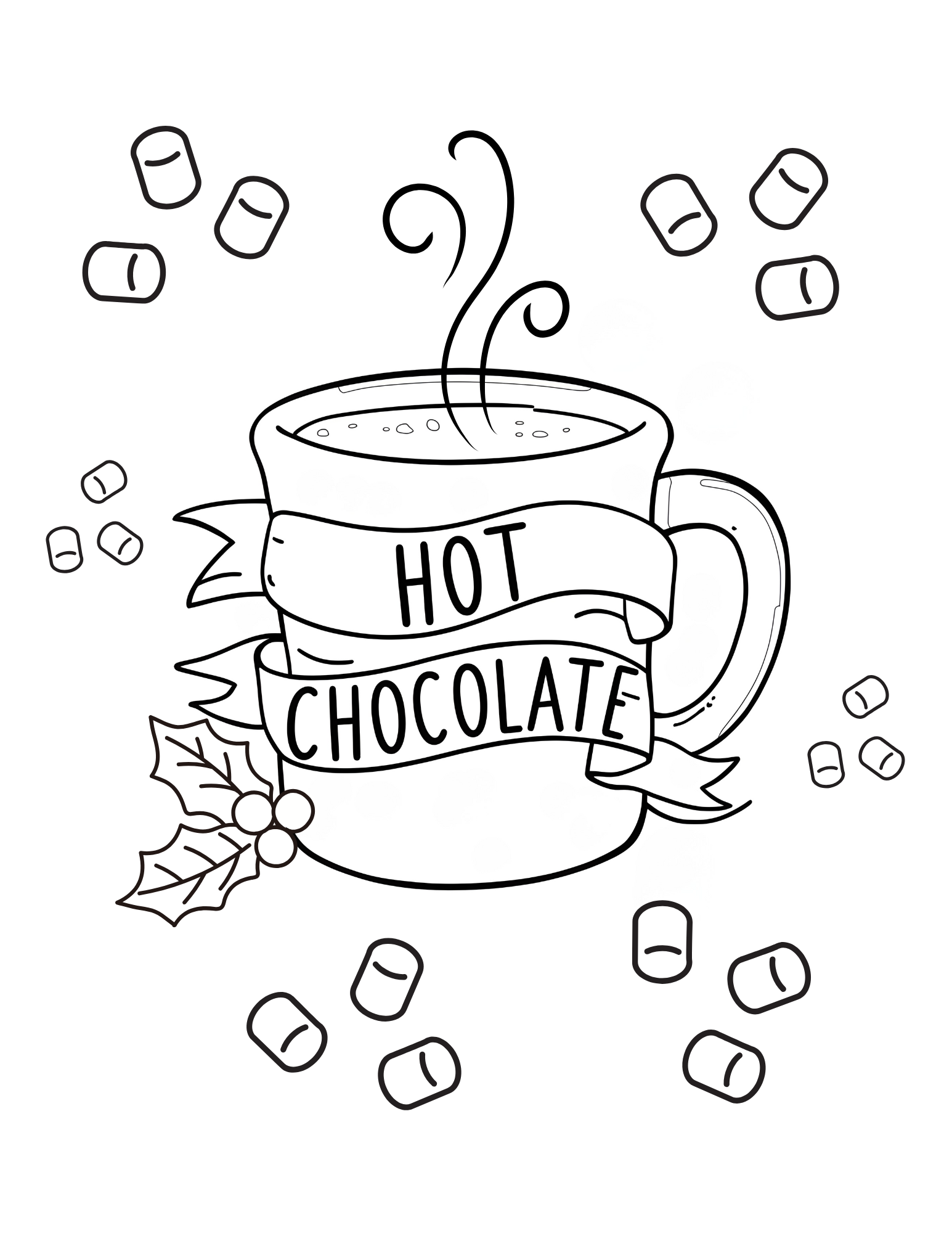 Hot Cocoa Themed Activity Pack (13pg download)